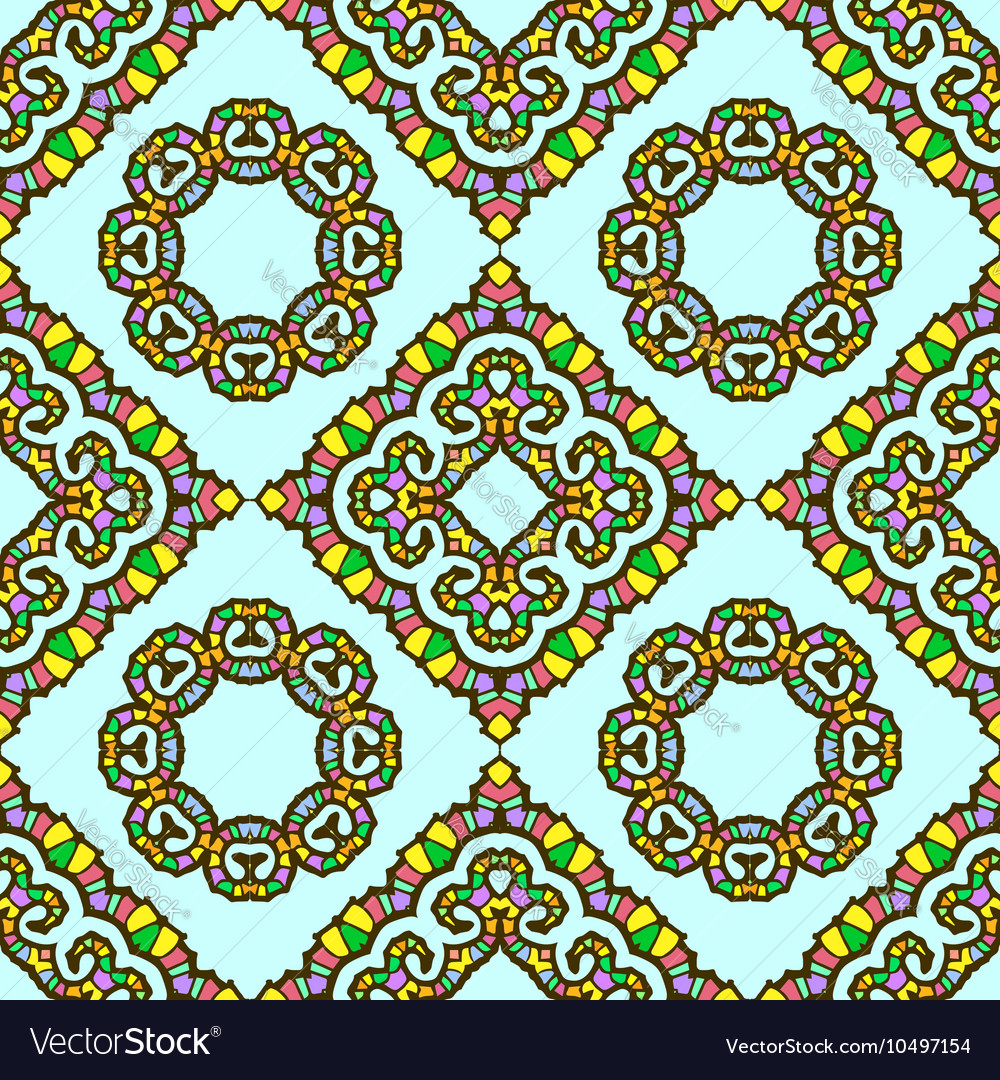 Seamless pattern from abstract elements