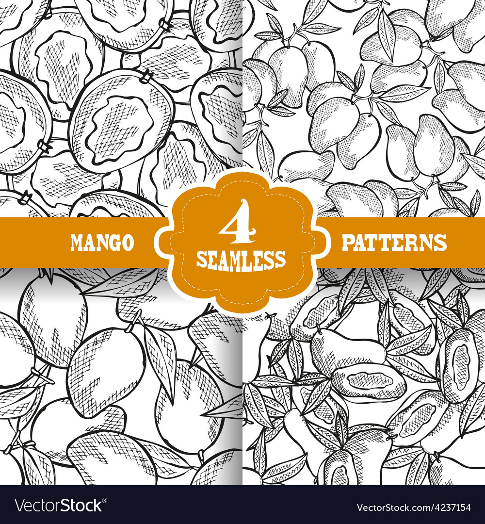 Seamless patterns set