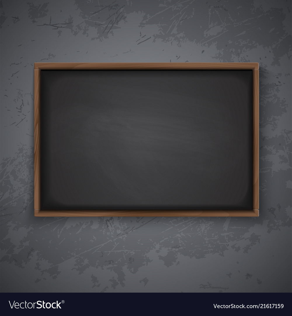 Blackboard on the wall