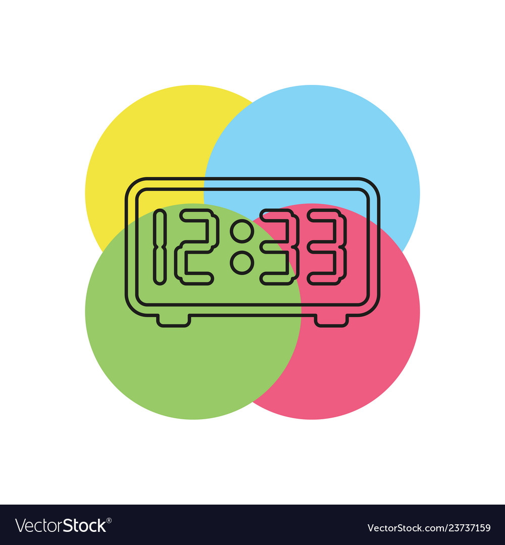 Digital display clock - timer