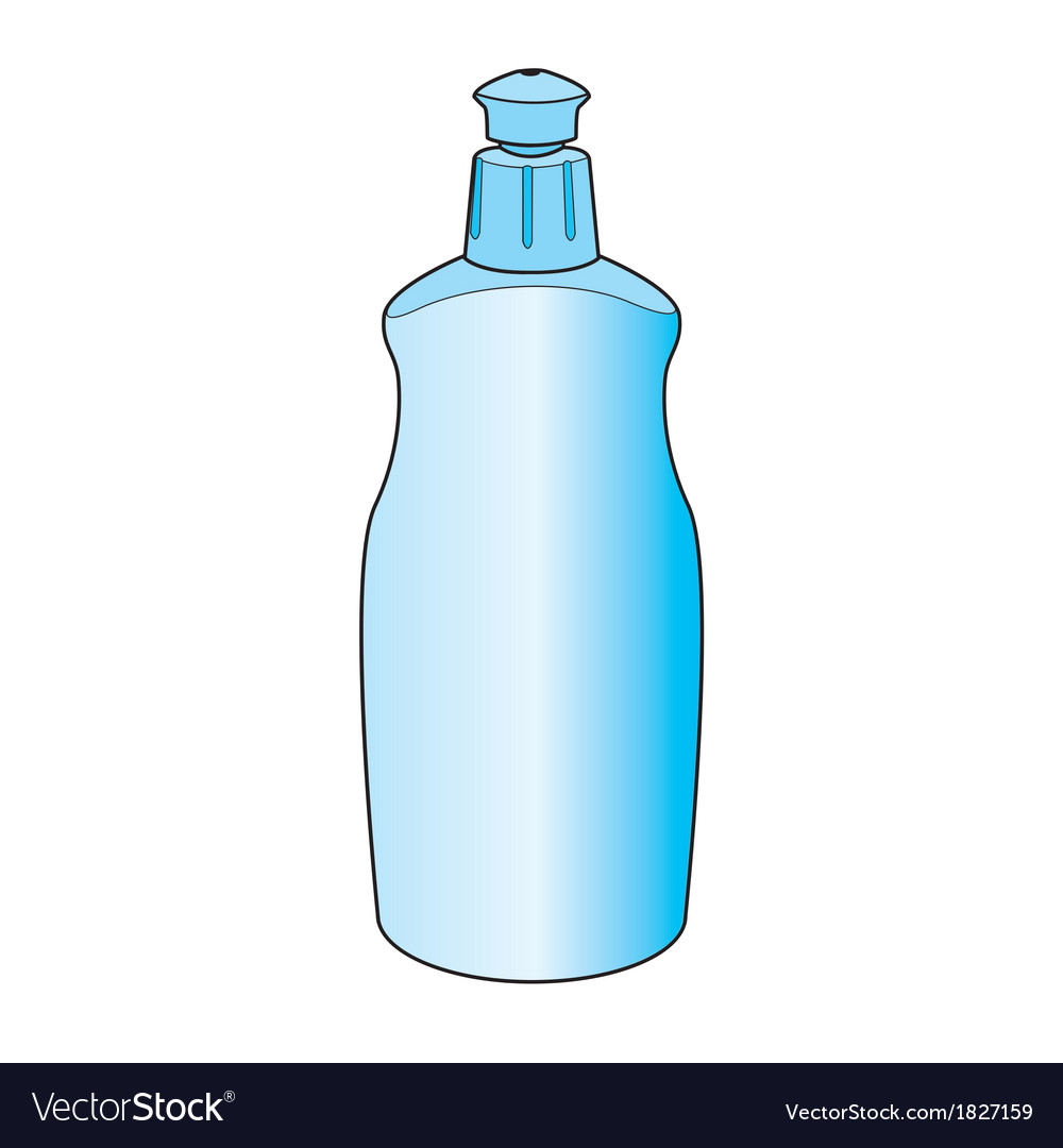 Dishwashing liquid bottle