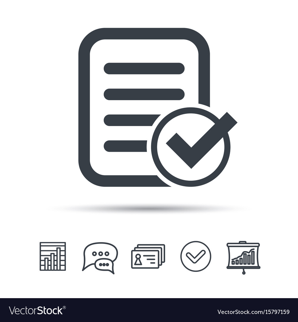File selected icon document page with check
