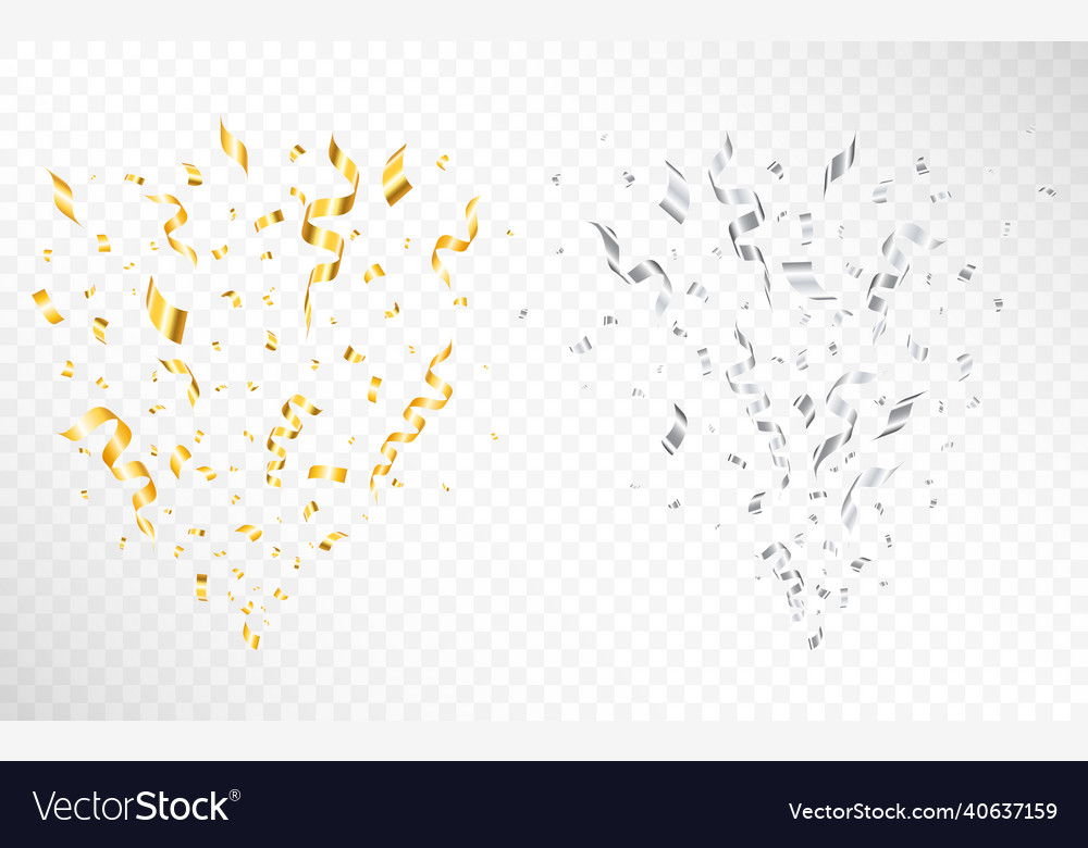Golden Confetti Burst Celebration
