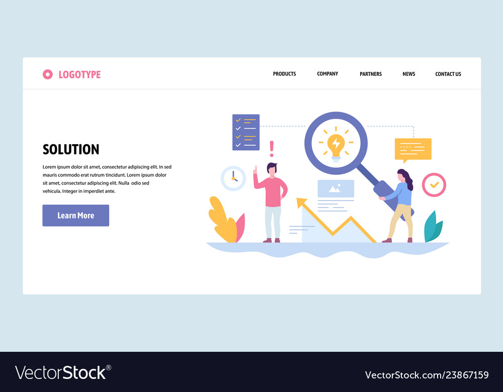Web site gradient design template creative
