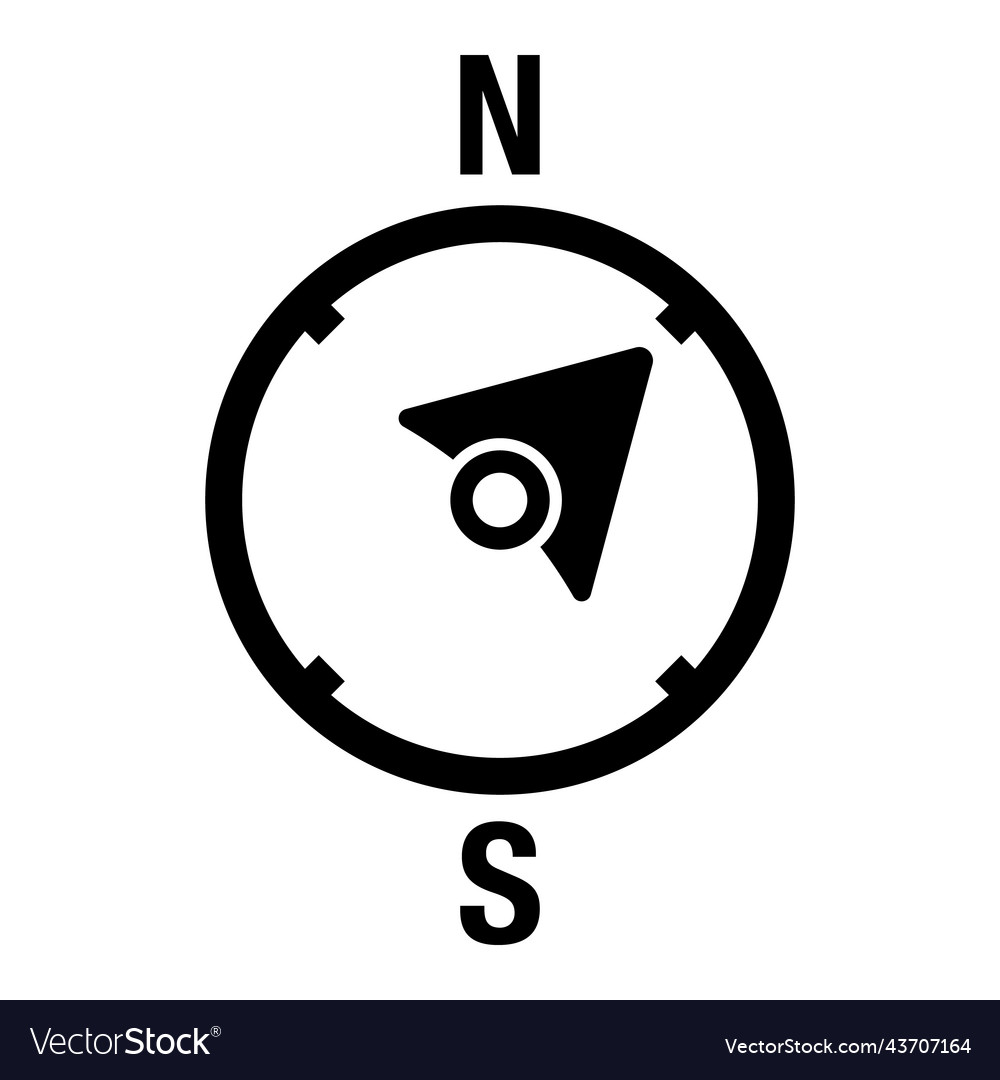 Compass arrow icon navigation