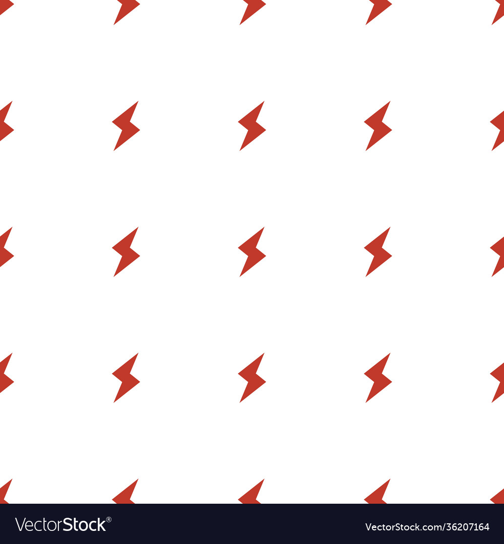 Flash icon pattern seamless white background