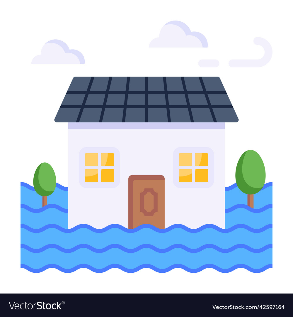 Flood Royalty Free Vector Image - VectorStock