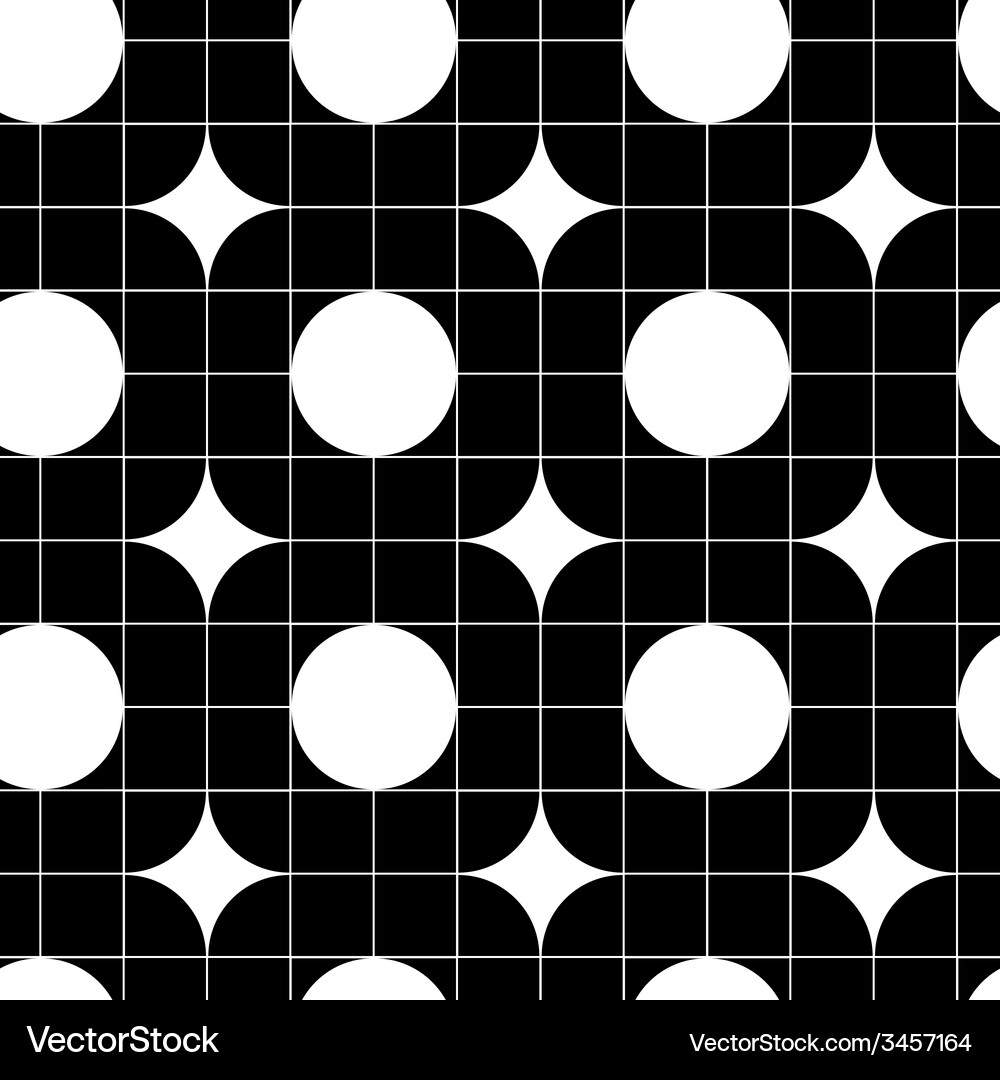 Geometric tiles seamless pattern background Vector Image