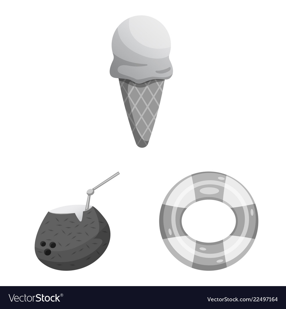 Isolated object of pool and swimming symbol vector image Isolated object of pool and swimming symbol