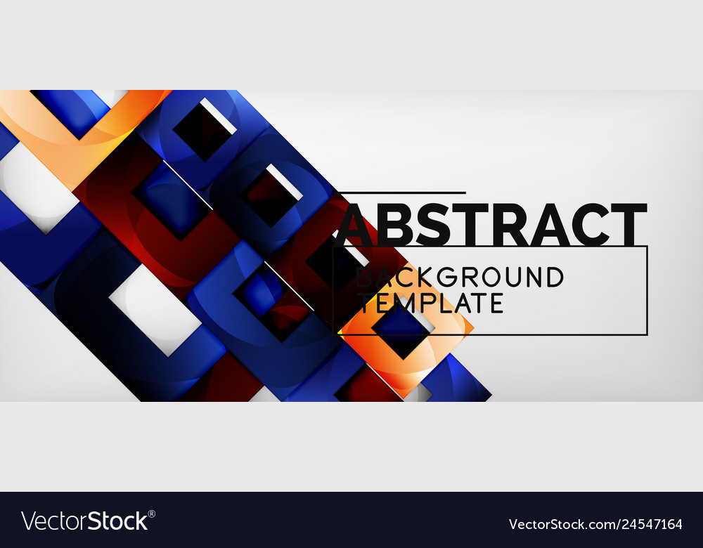 Modern Geometric Color Block Background