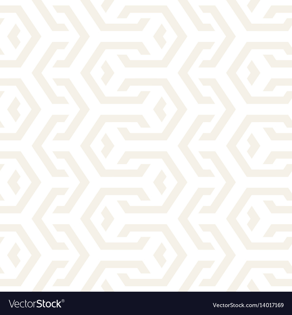 Interlaced Line Hexagon Pattern