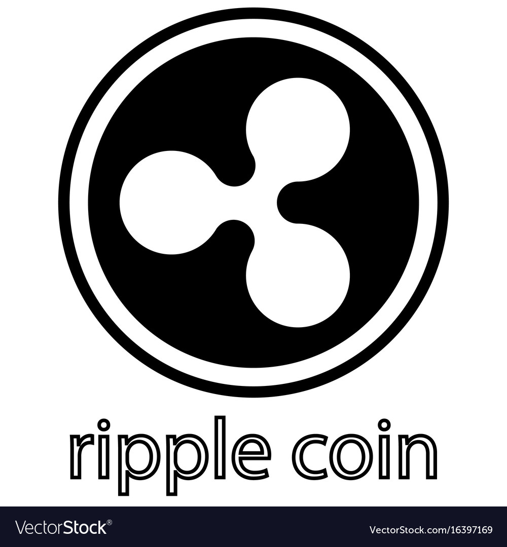 Xrp Coin Icon / Ripple Cryptocurrency Blockchain Icon Virtual