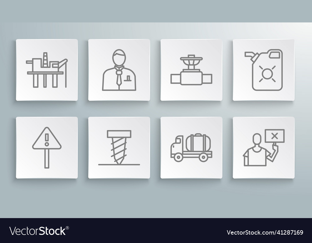 Set line exclamation mark in triangle rotating vector image Set line exclamation mark in triangle rotating