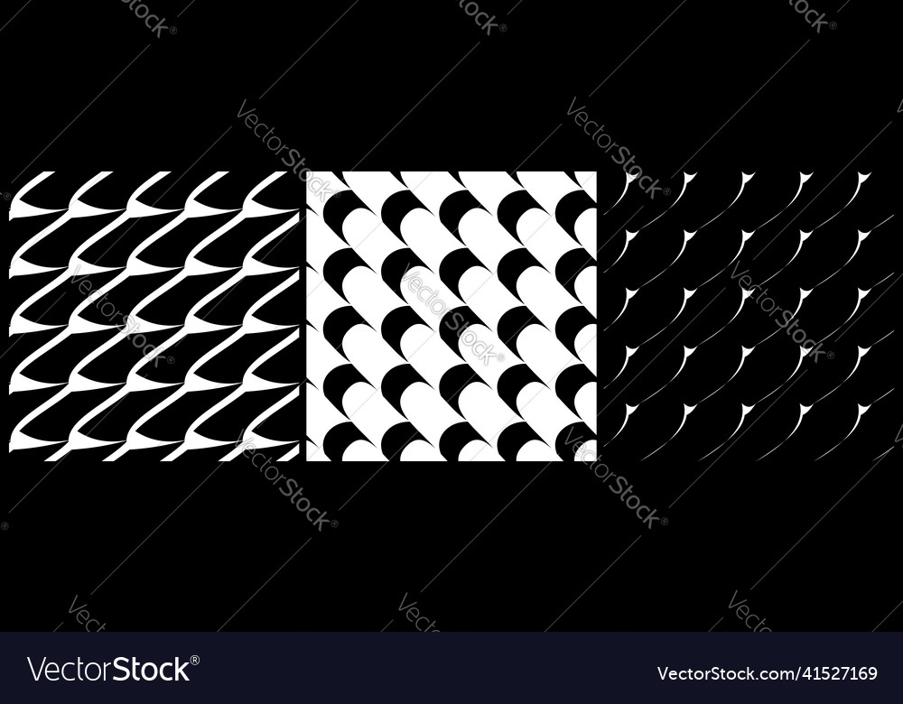 Set of 3 seamless pattern texture Vector Image Set of 3 seamless pattern texture