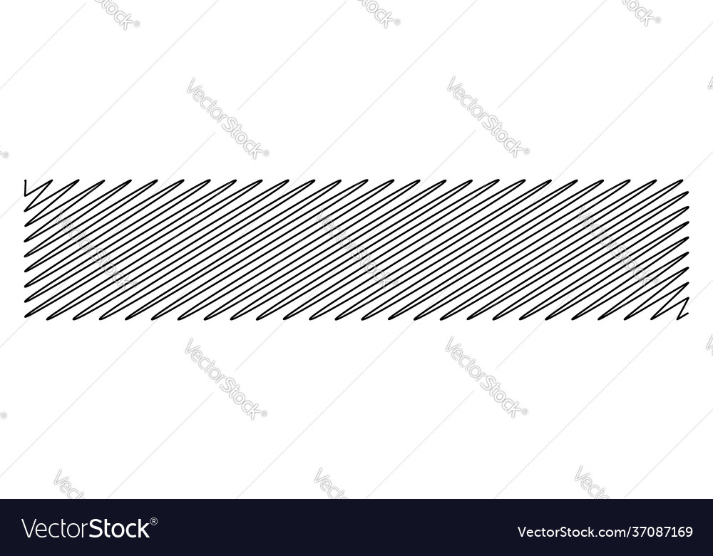 Squiggle scrawl curvy lines rectangular element vector image Squiggle scrawl curvy lines rectangular element
