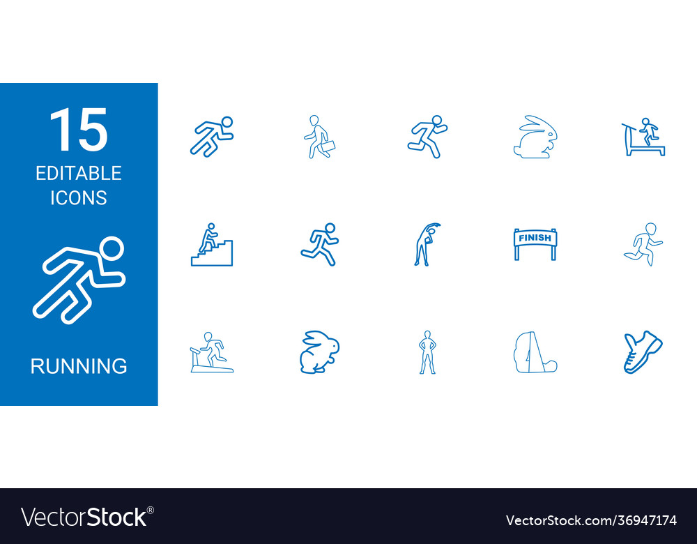 15 running icons