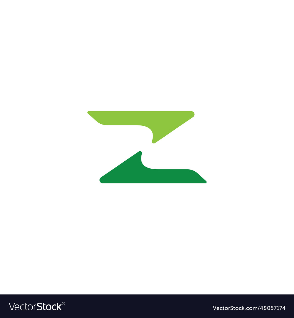 Abstract letter z logo Royalty Free Vector Image