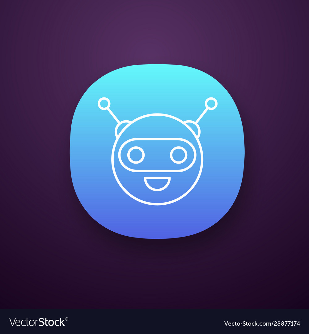 Chatbot app icon Vector Image Chatbot app icon