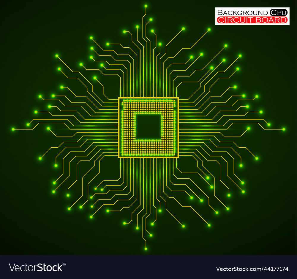 Cpu microprocessor microchip circuit board