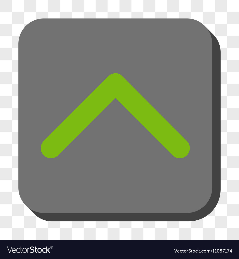 Direction up rounded square button