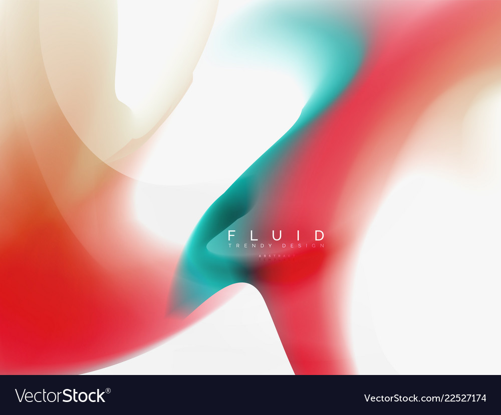 Fluid Abstract Color Background