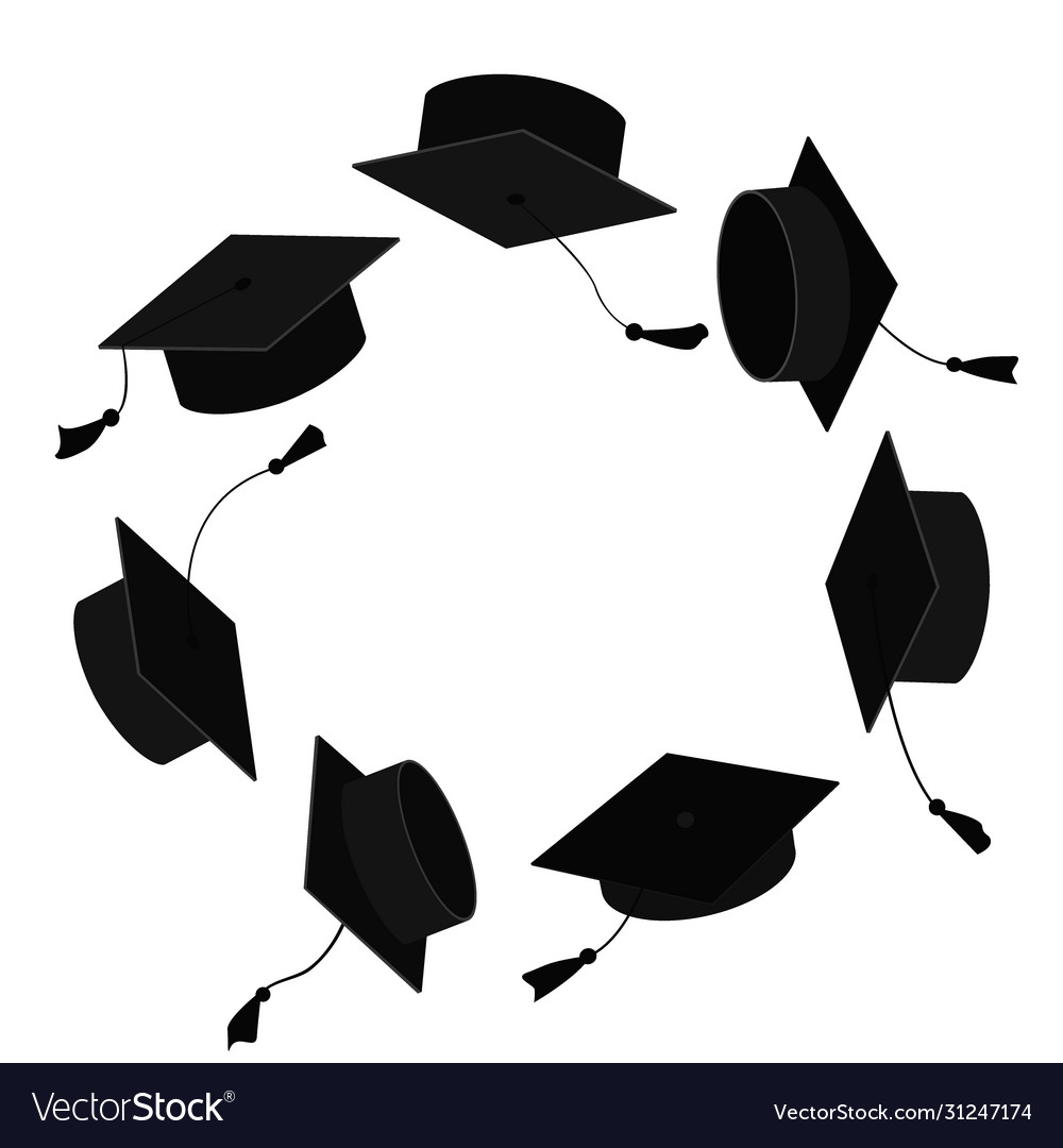 Graduation Circle Frame - Text Overlay