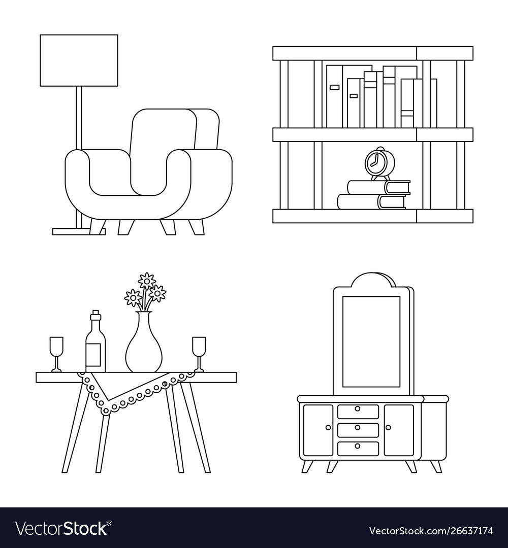 Isolated object accessories and product symbol