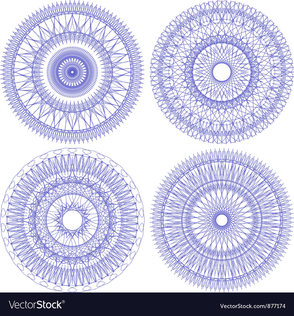 Patterns for currency certificates