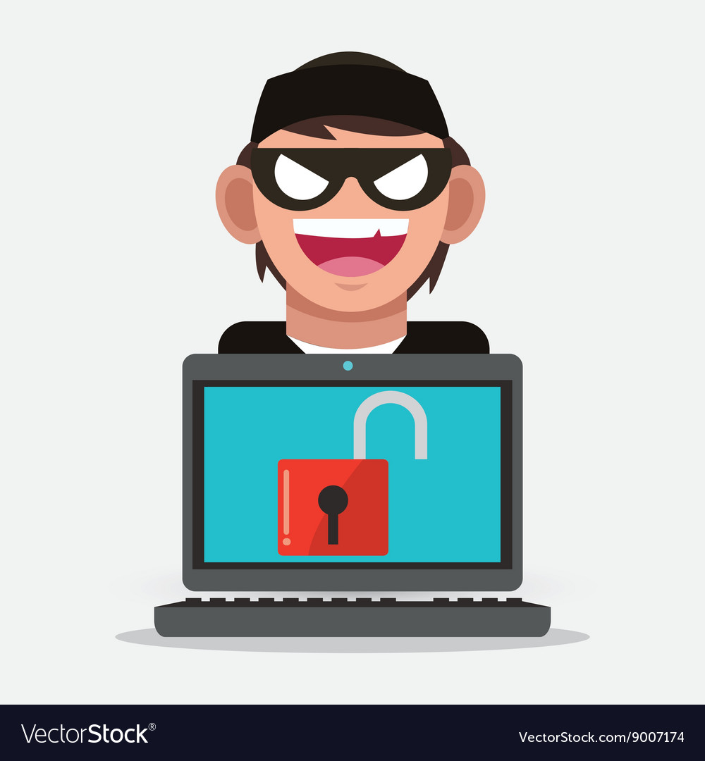 Security system design technology icon isolated