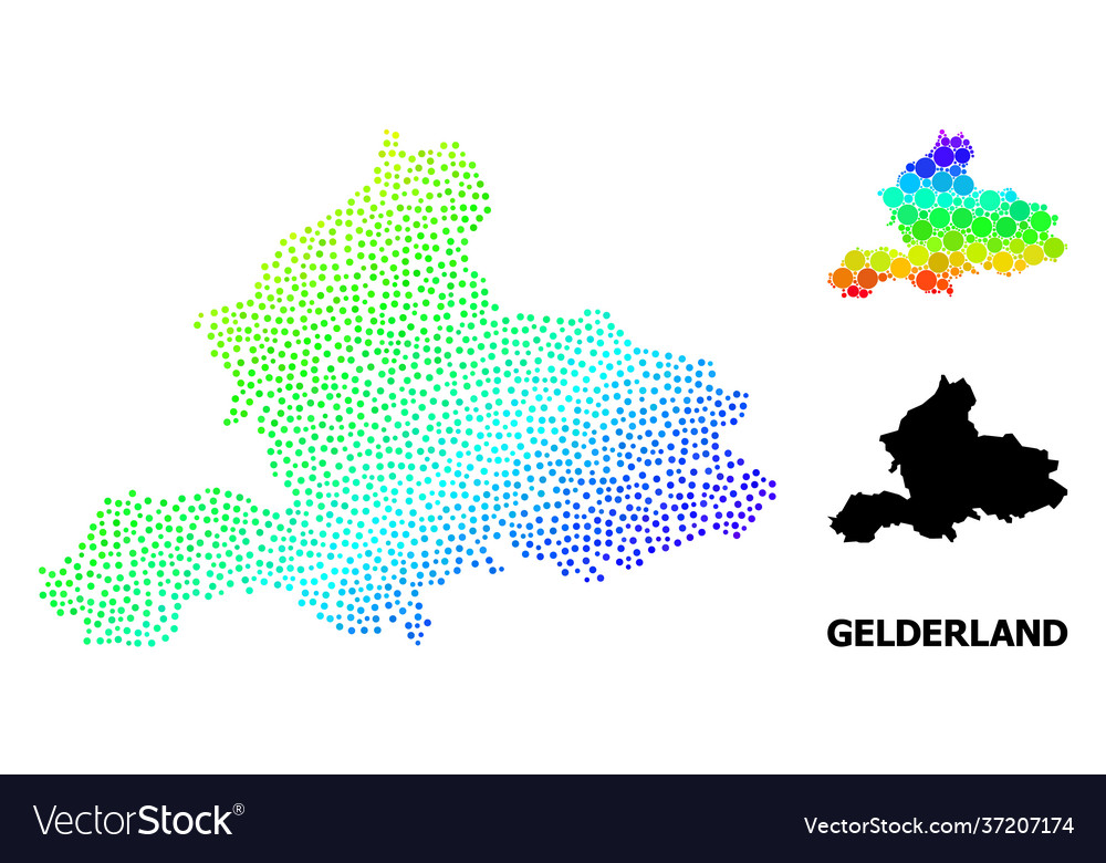 Spectrum Gradienten Dot Map Gelderland