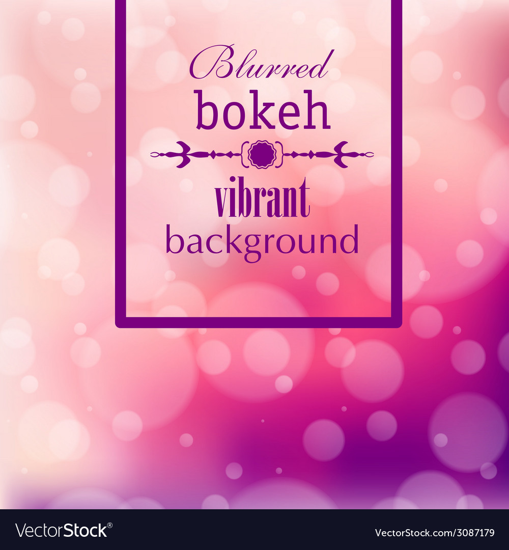 Abstract Bokeh Bright Color Background
