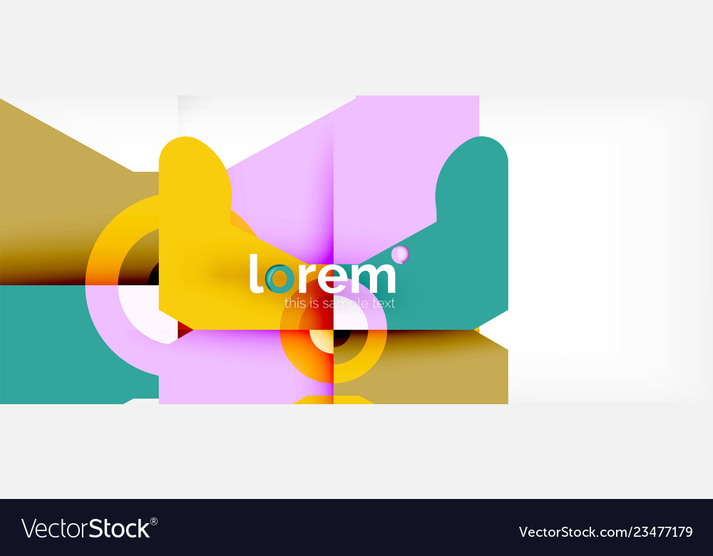 Abstract round elements composition background