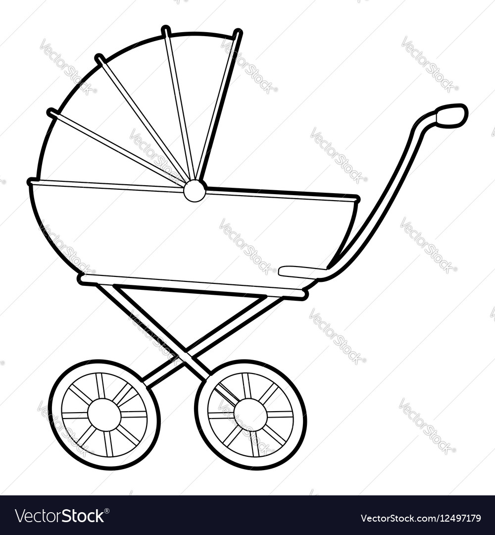 black baby carriage