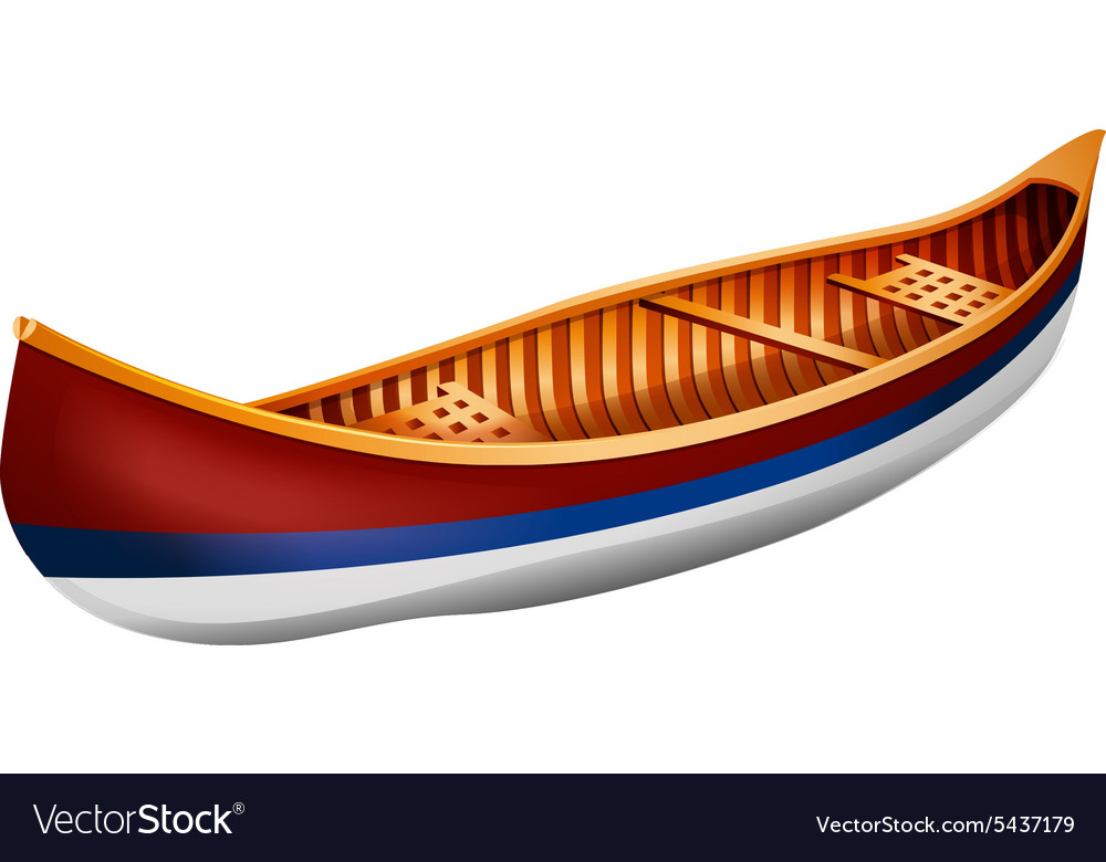 Canoe Royalty Free Vector Image - VectorStock