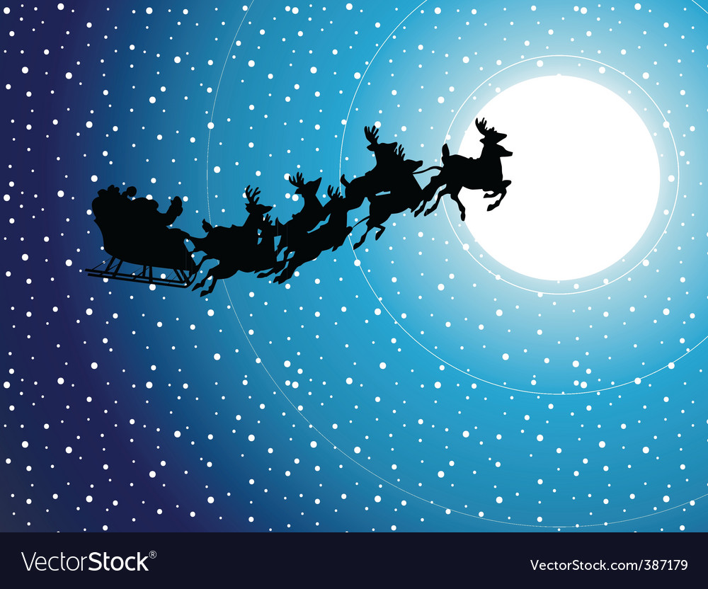 Download Christmas scene Royalty Free Vector Image - VectorStock