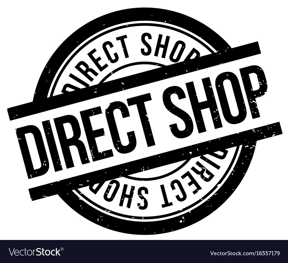 Direct shop rubber stamp Royalty Free Vector Image