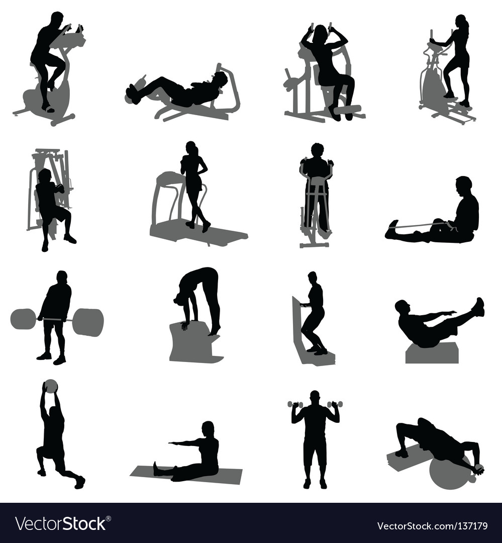 Fitness Royalty Free Vector Image - VectorStock