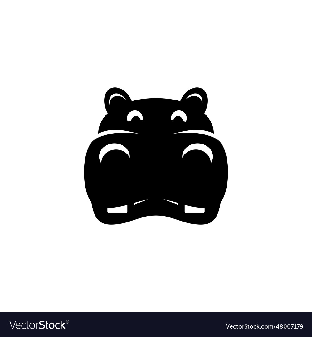 Hippo Royalty Free Vector Image - VectorStock