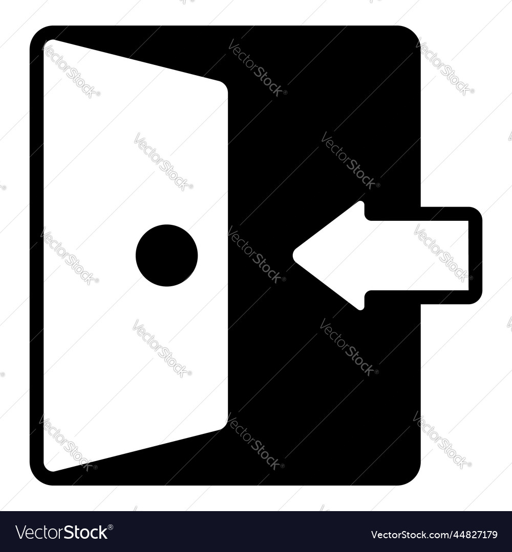 Login icon user interface as a simple sign