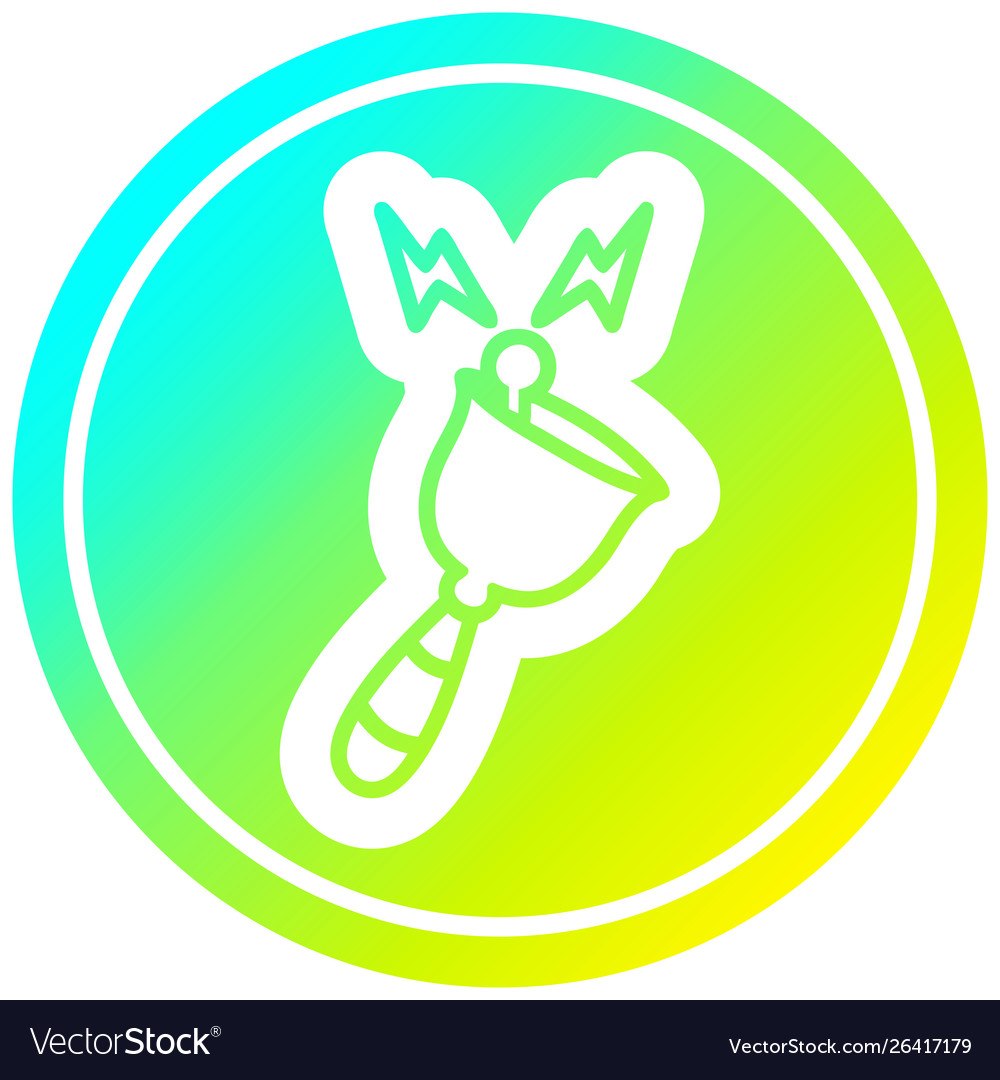 Ringing bell circular in cold gradient spectrum