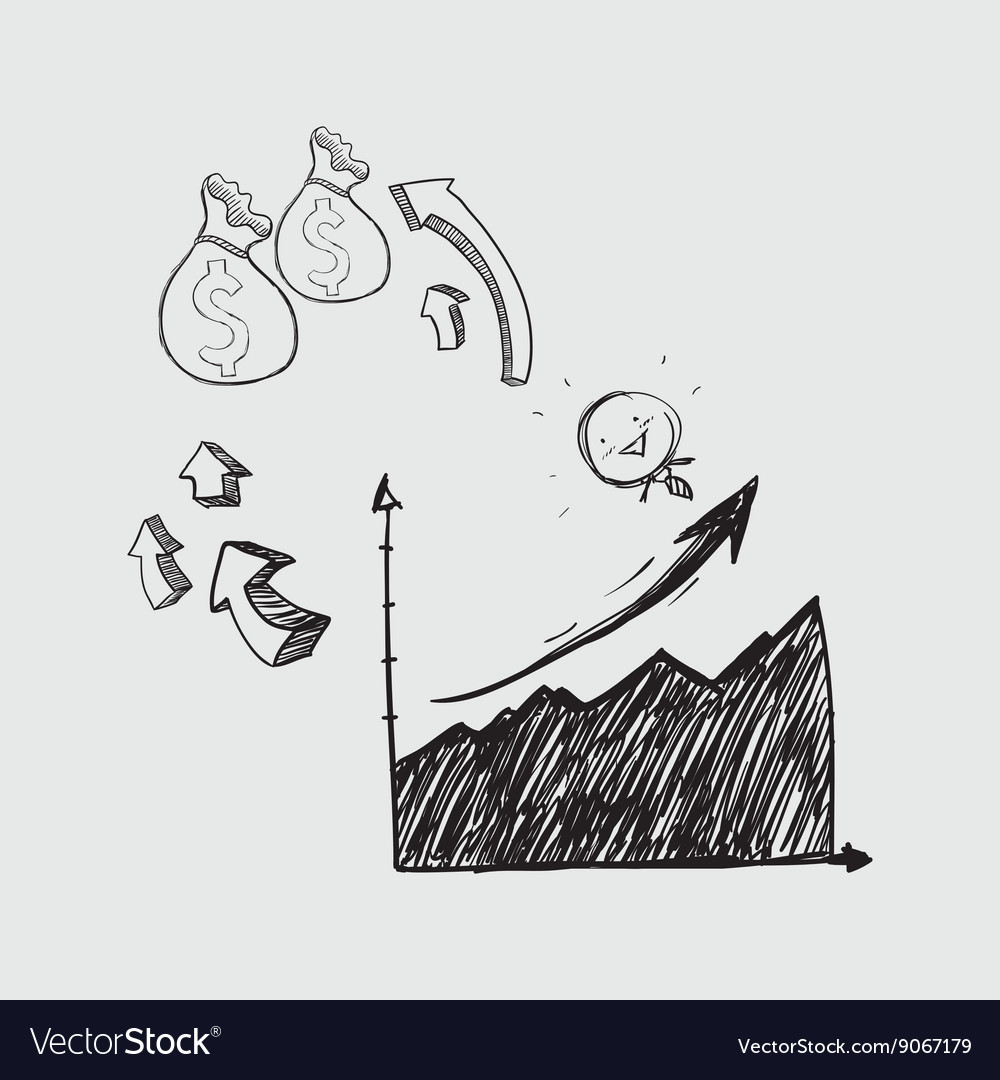 Sketch icon creative concept flat Royalty Free Vector Image