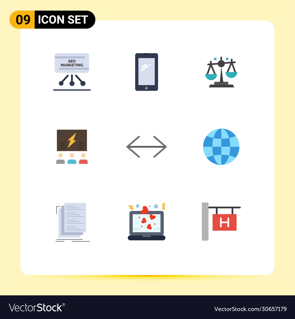 Universal icon symbols group 9 modern flat