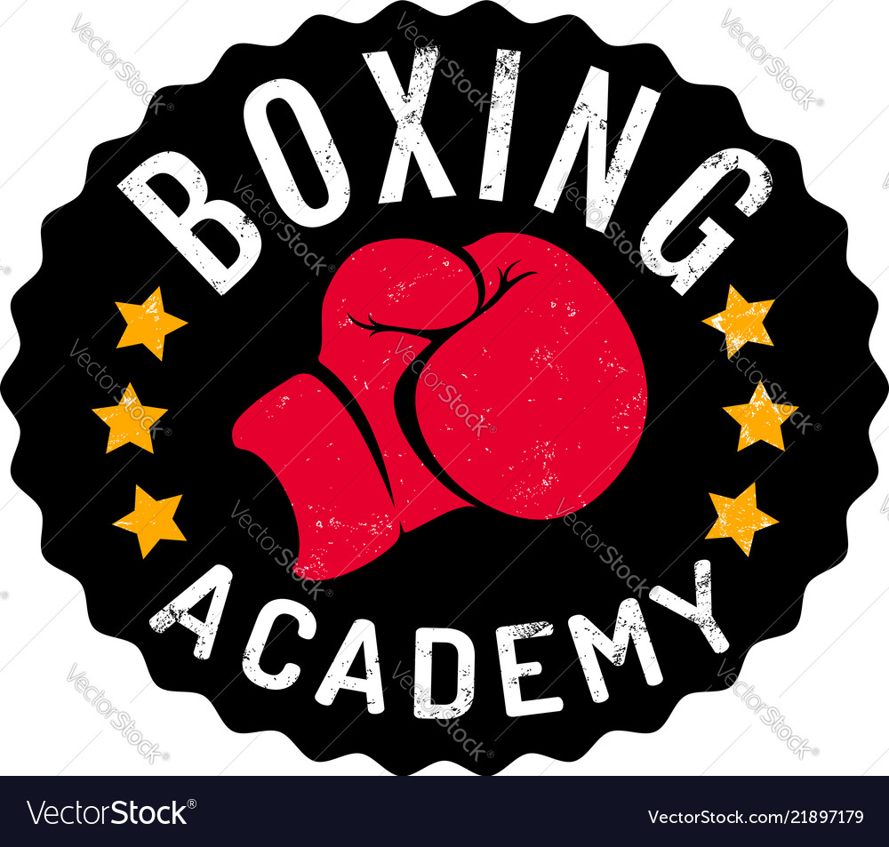 Vintage logo for boxing academy