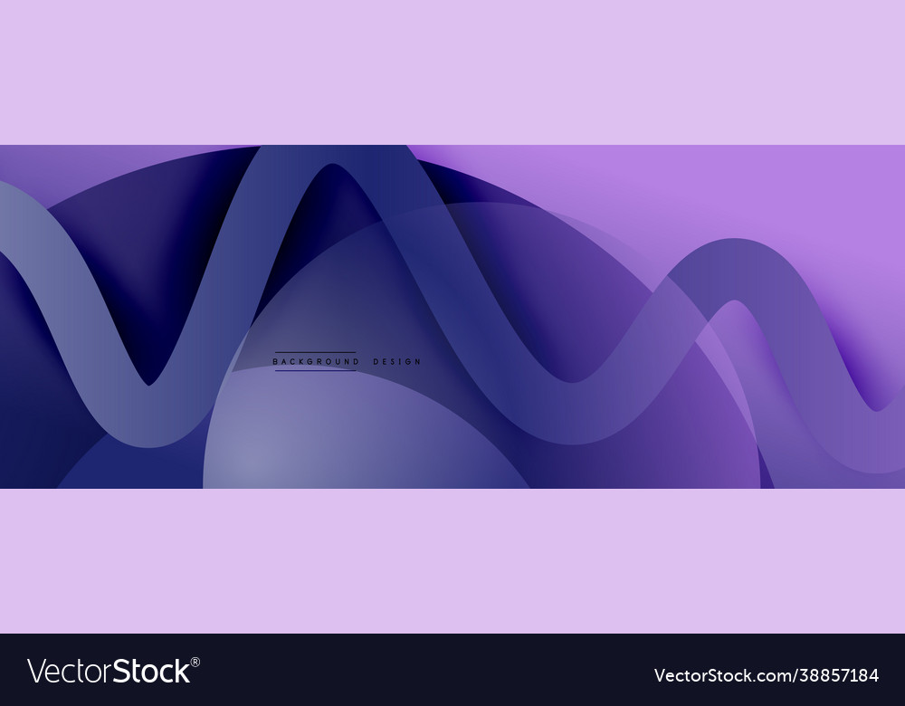 Abstract gradient background with wave line Vector Image Abstract gradient background with wave line