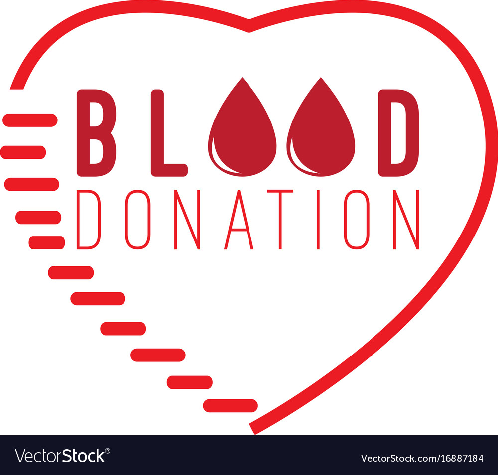 Blood donation Royalty Free Vector Image - VectorStock