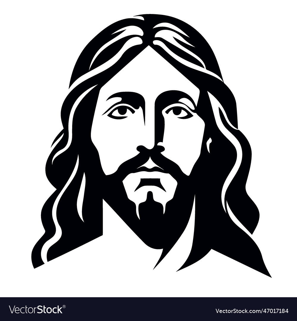 Christian religious figure jesus christ Royalty Free Vector