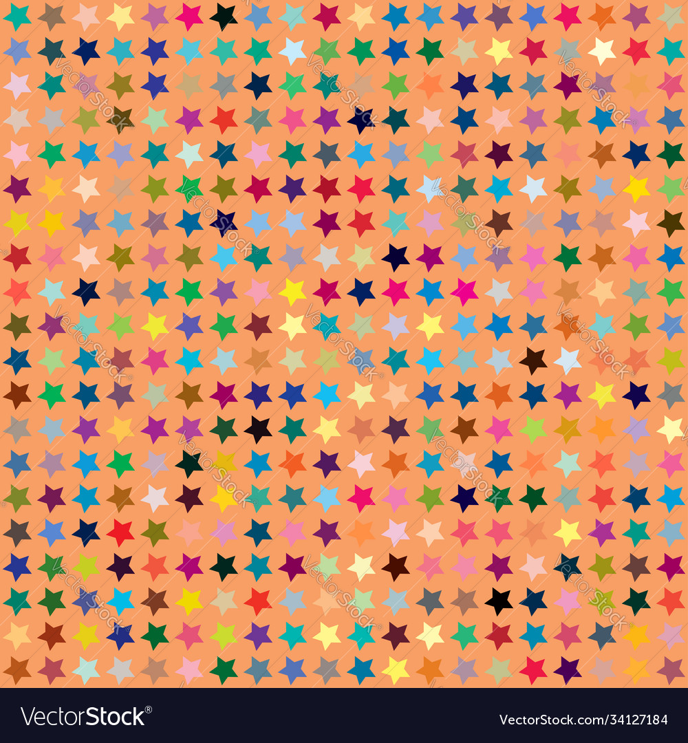 Repeatable star background pattern seamless vector image Repeatable star background pattern seamless