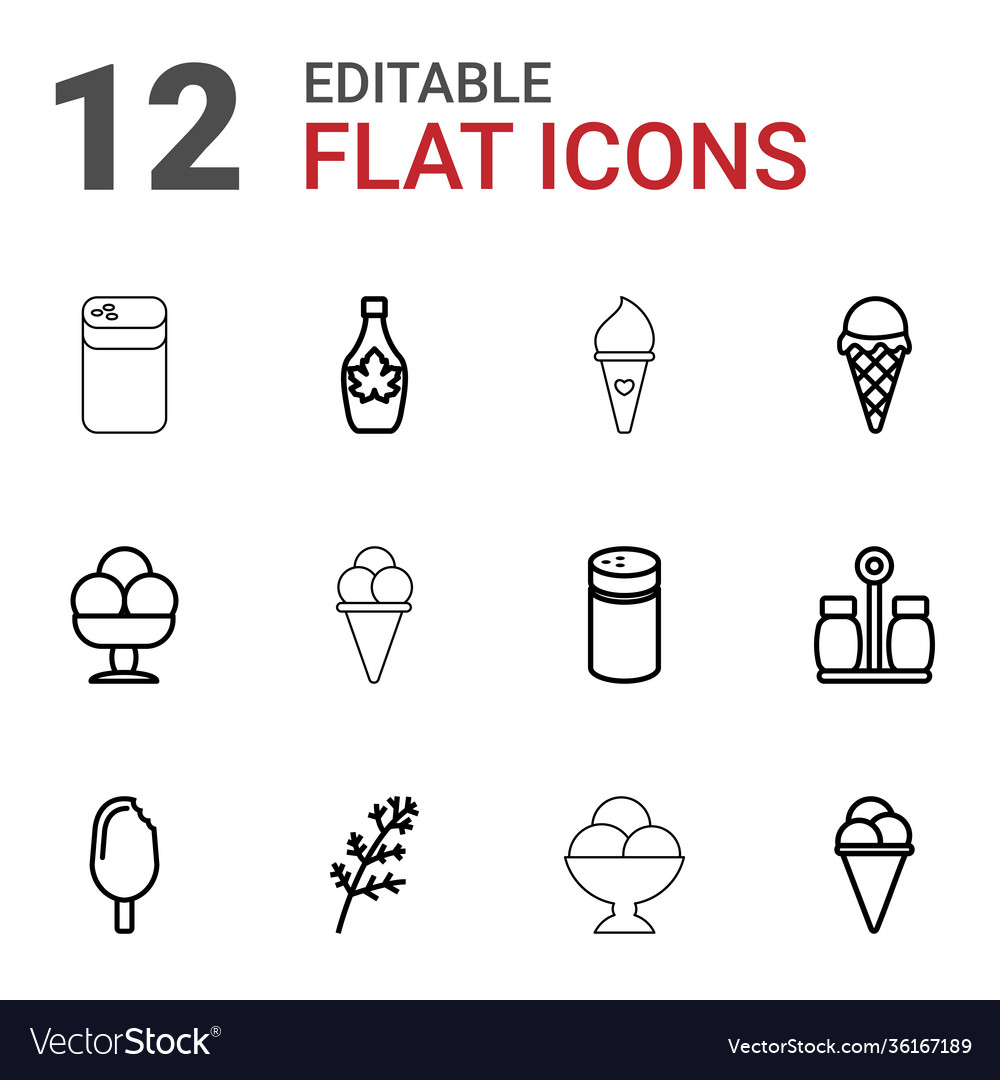 12 flavor icons