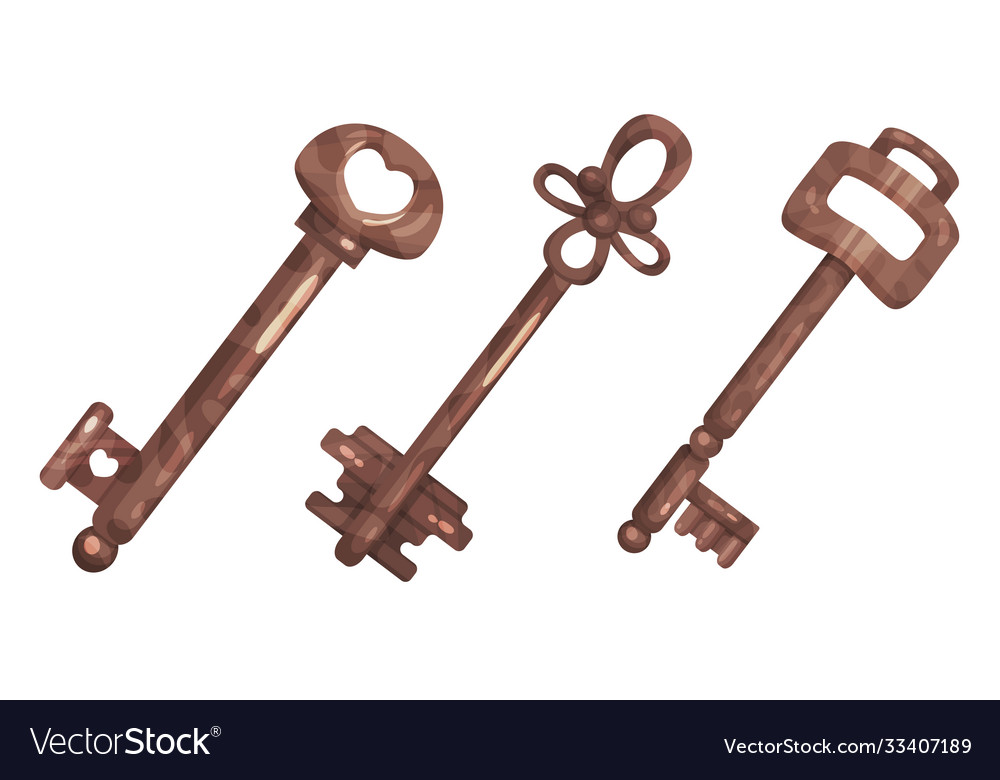 Copper key as device for closing and opening door