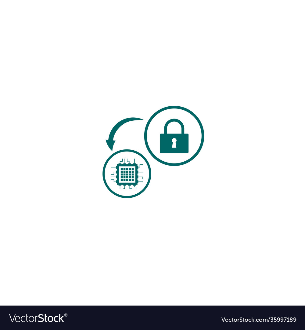 Crypto key icon simple isolated